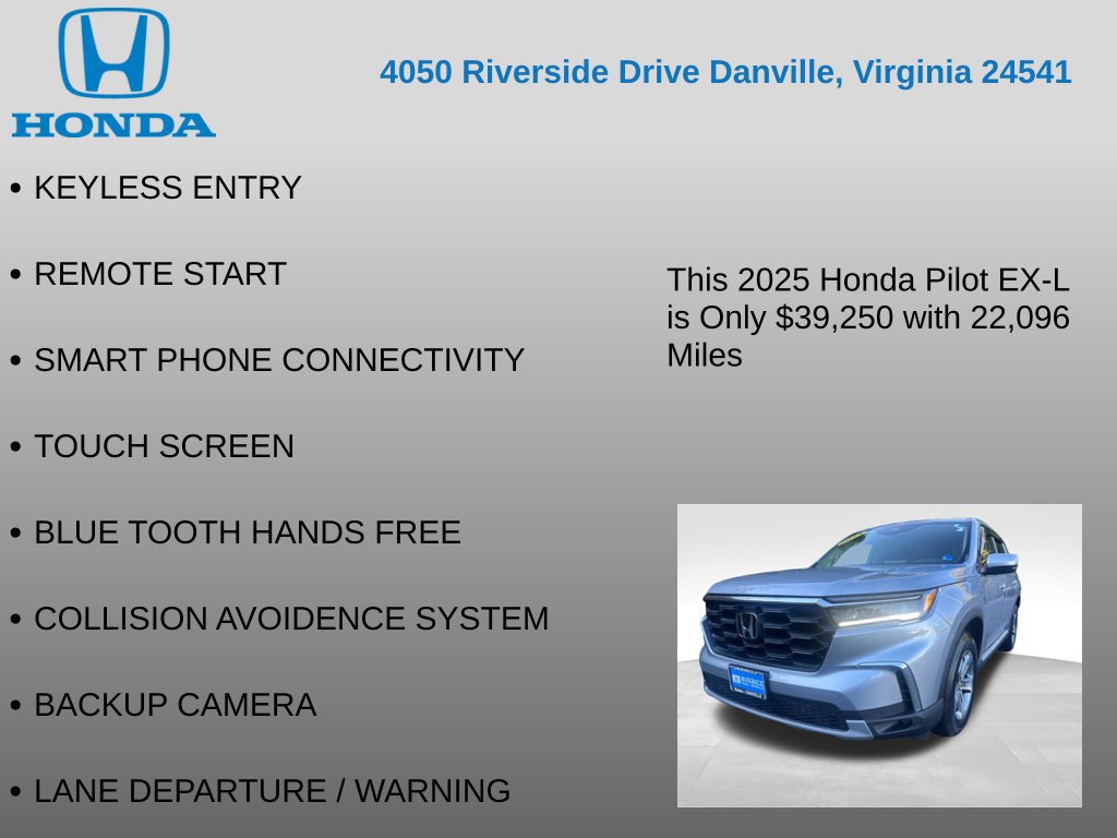 Used 2025 Honda Pilot EX-L image 7