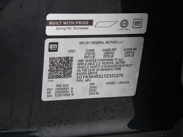 Certified 2026 Cadillac XT5 Sportv w/ LPO, Onyx Lite Package image 25