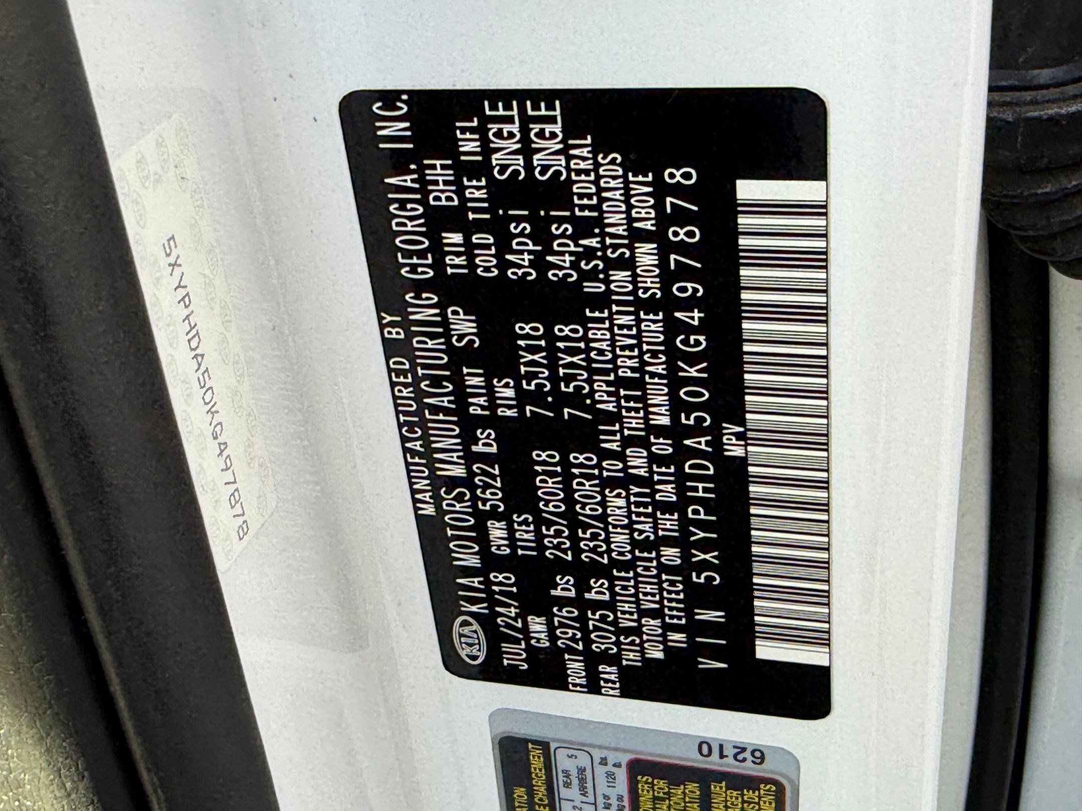 Used 2019 Kia Sorento EX w/ EX Touring Package image 33