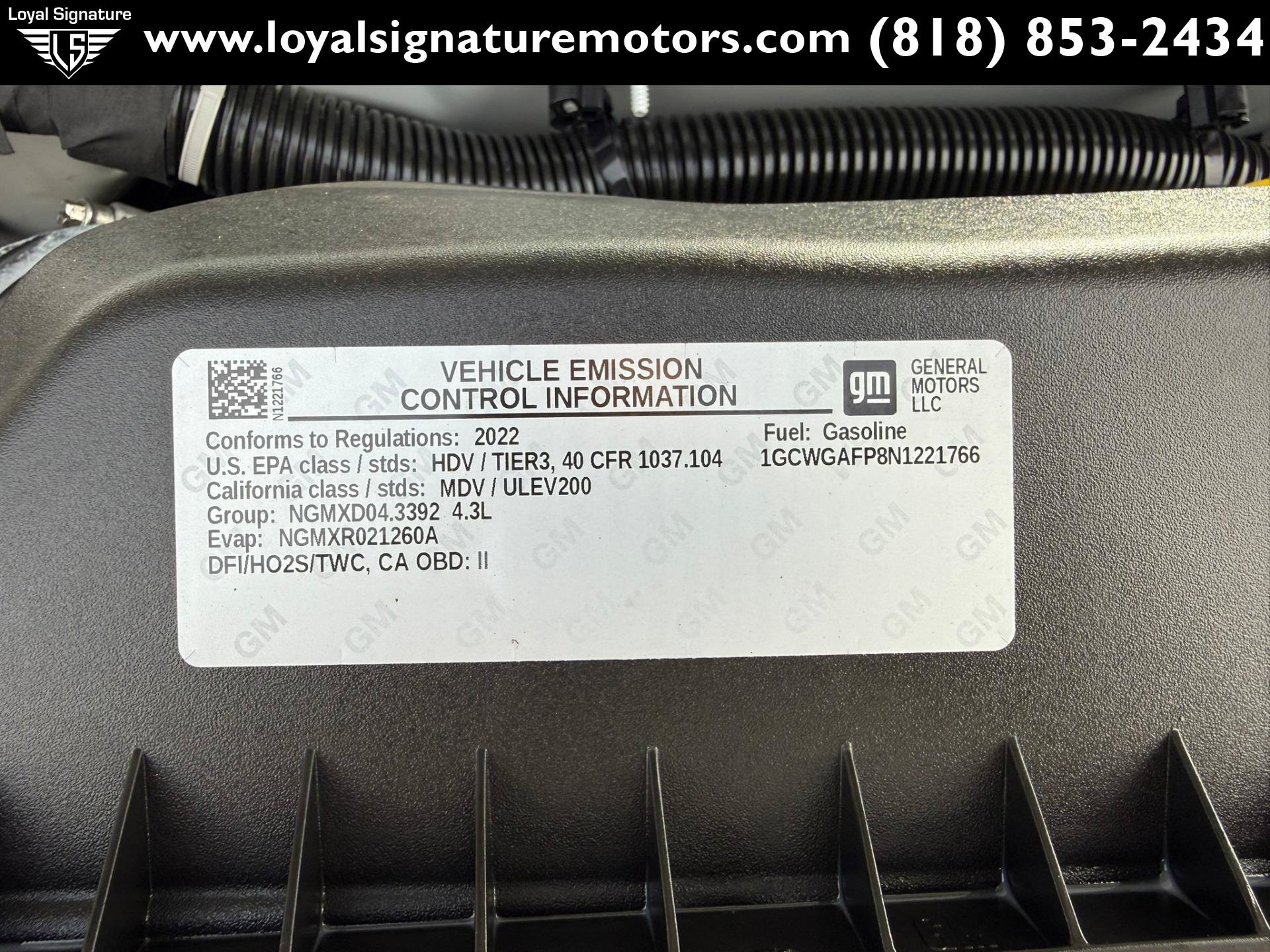 Used 2022 Chevrolet Express 2500 w/ Driver Convenience Package RWD image 39