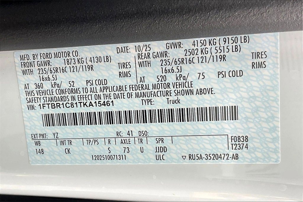 New 2026 Ford Transit 250 148 Medium Roof image 12