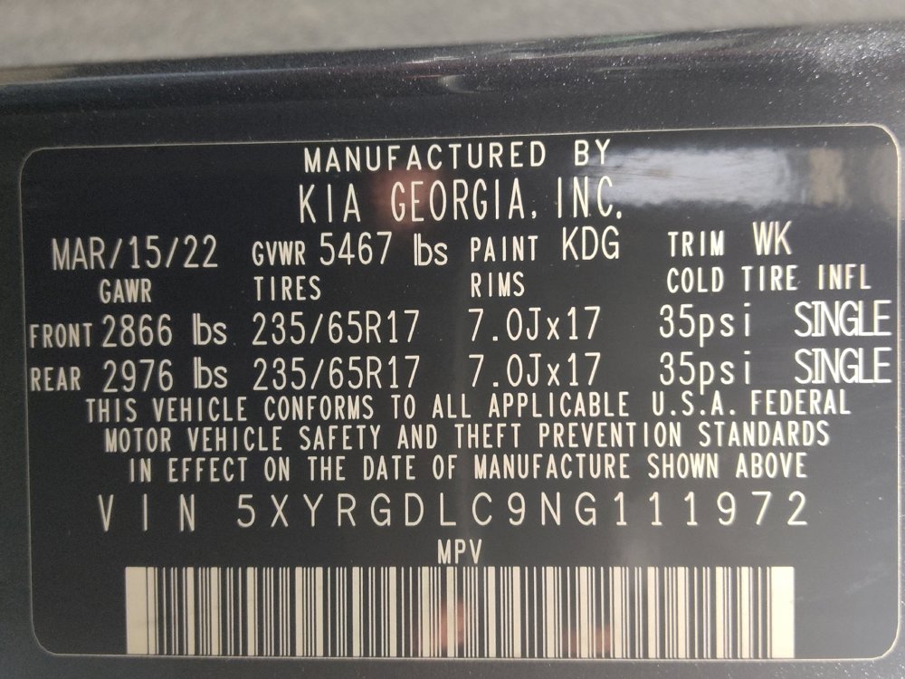 Used 2022 Kia Sorento LX image 33