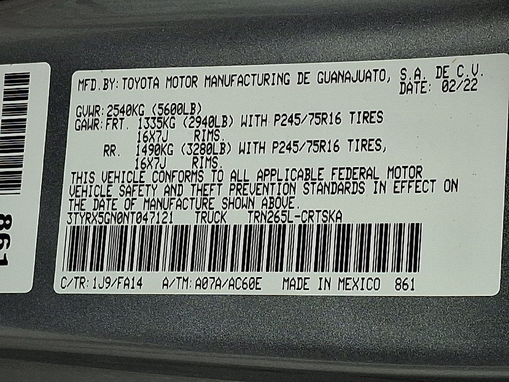 Used 2022 Toyota Tacoma SR RWD image 27
