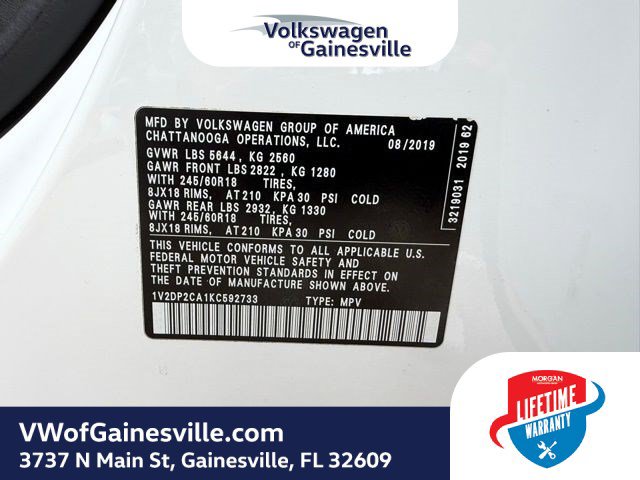 Used 2019 Volkswagen Atlas SE FWD image 31