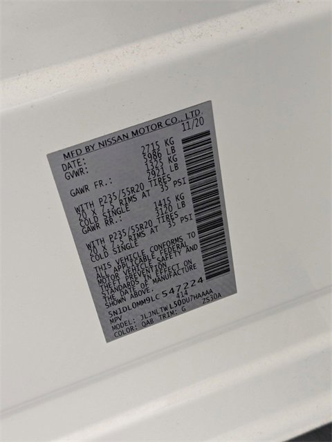 Used 2020 INFINITI QX60 Signature Edition image 40