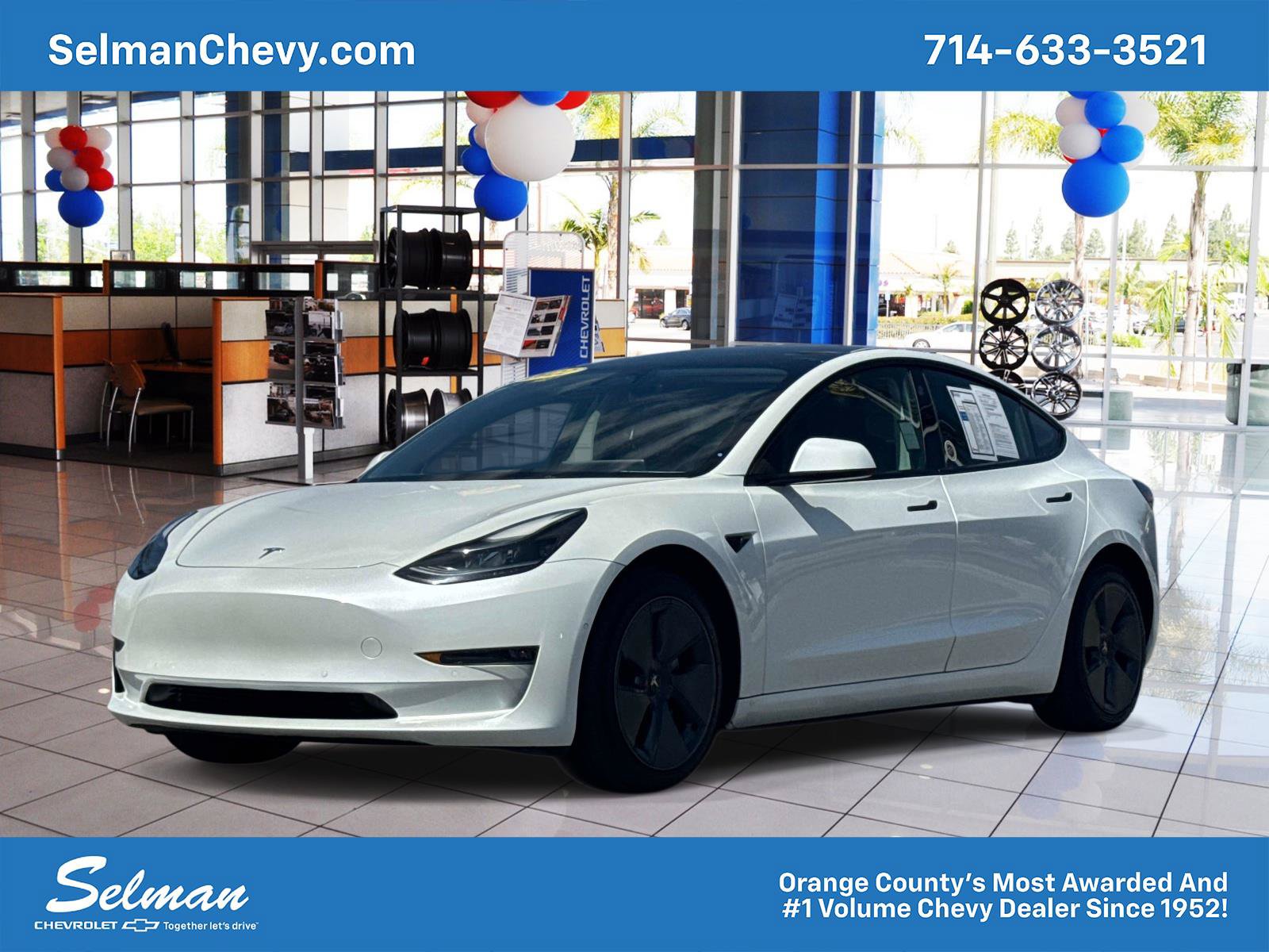 Used 2022 Tesla Model 3 Long Range AWD/4WD image 1