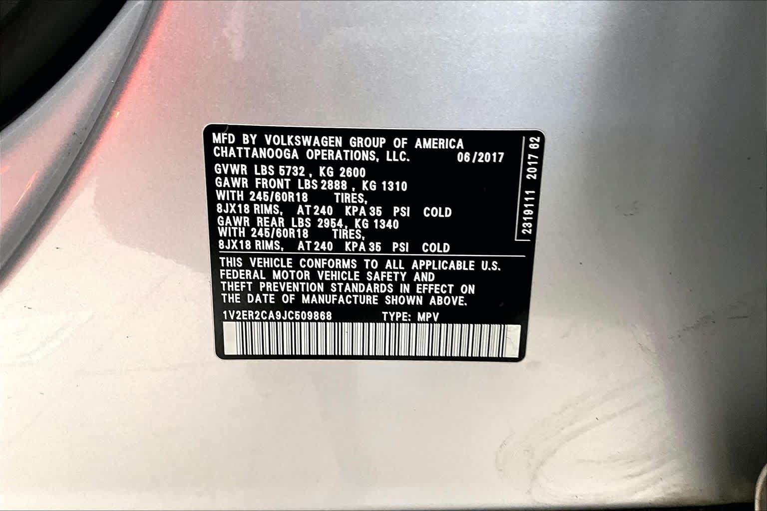 Used 2018 Volkswagen Atlas SEL FWD image 31