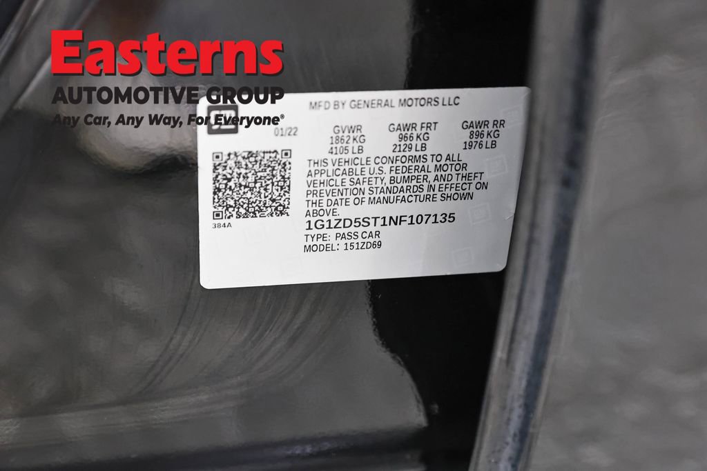 Used 2022 Chevrolet Malibu LT w/ Leather Package FWD image 35