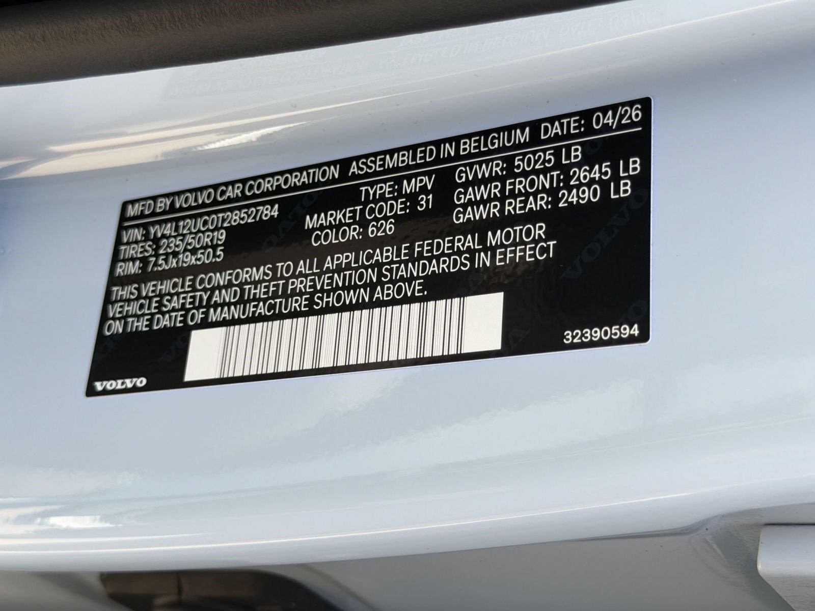 New 2026 Volvo XC40 B5 Plus w/ Protection Package Premier AWD/4WD image 26