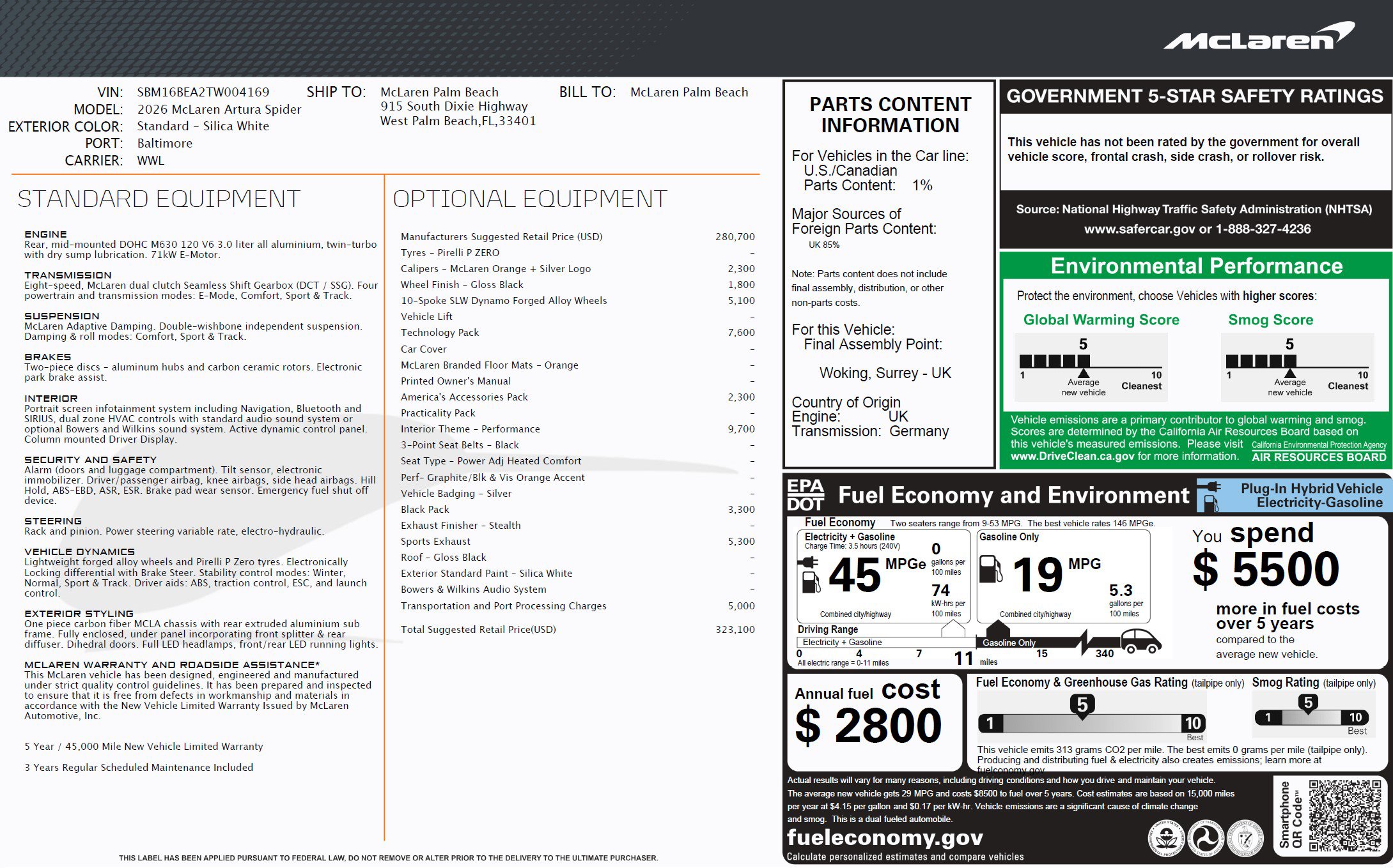 New 2026 McLaren Artura Spider image 31