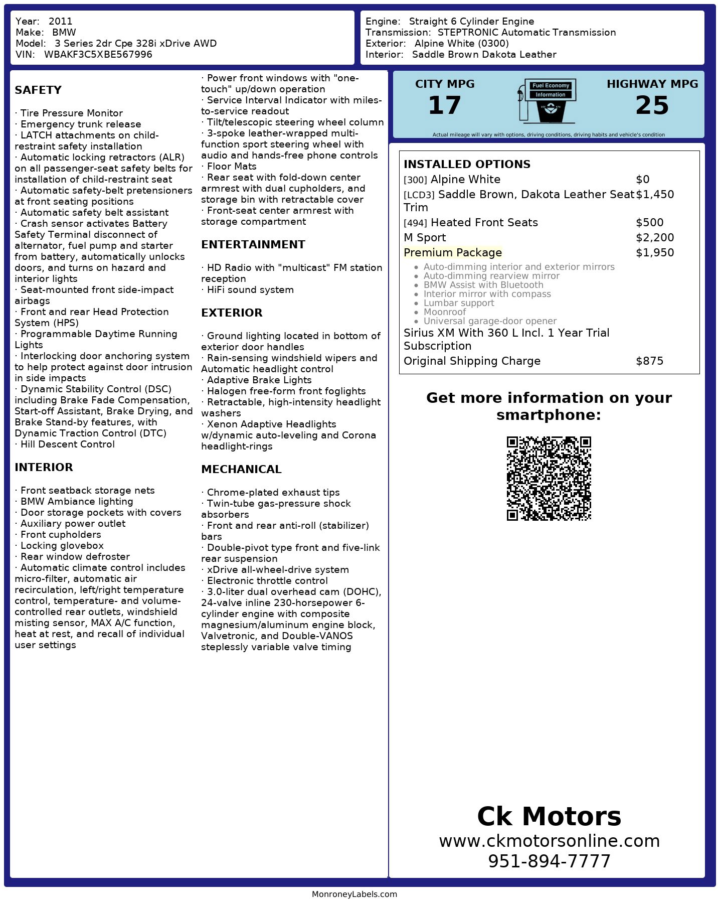 Used 2011 BMW 328i xDrive Coupe image 2