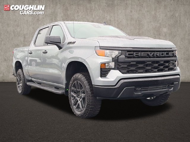 New 2026 Chevrolet Silverado 1500 Custom Trail Boss w/ Dark Appearance Package AWD/4WD 360° Tour