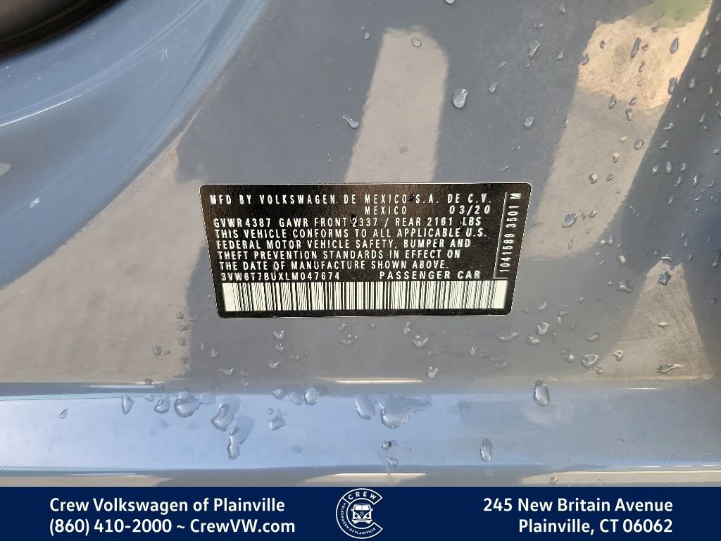 Certified 2020 Volkswagen Jetta GLI Autobahn FWD image 35