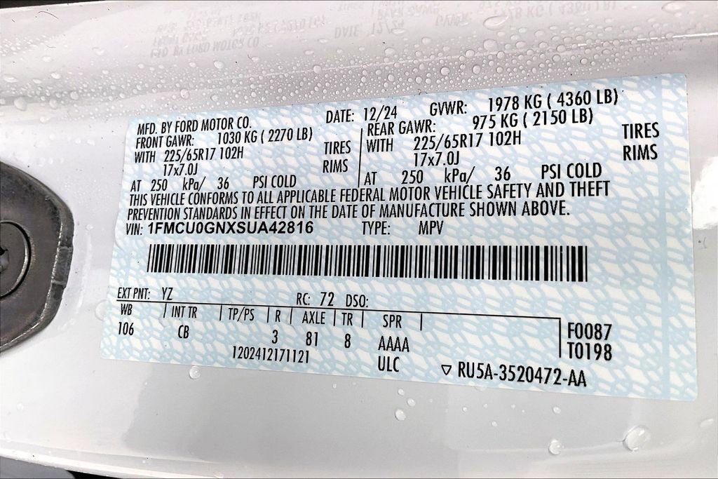 Used 2025 Ford Escape Active image 28