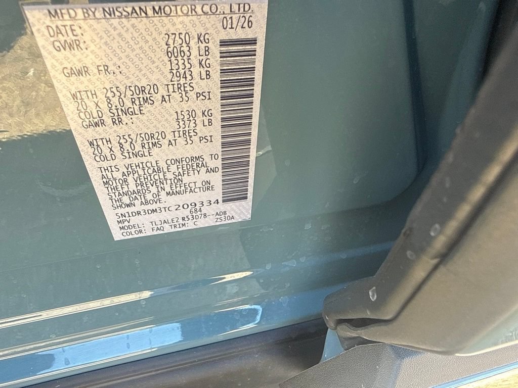Used 2026 Nissan Pathfinder Platinum w/ Cargo Package FWD image 12