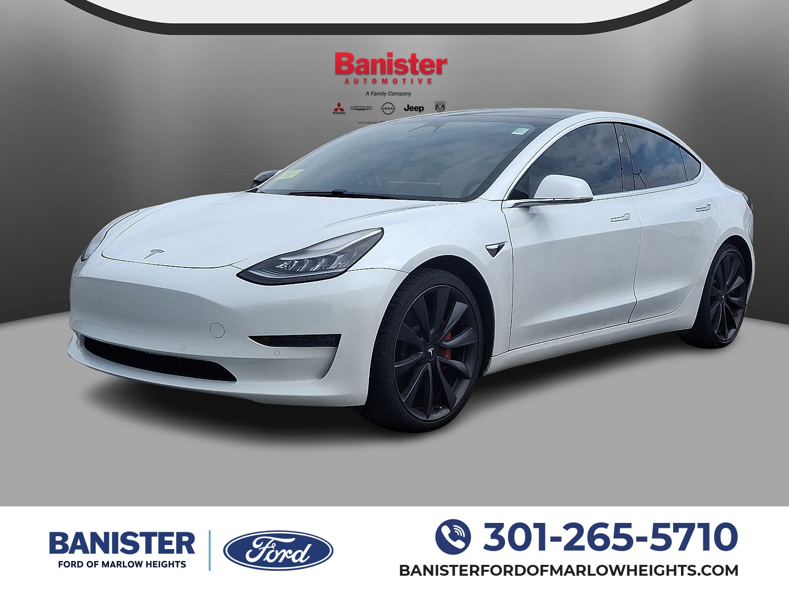 Used 2020 Tesla Model 3 Performance AWD/4WD image 1