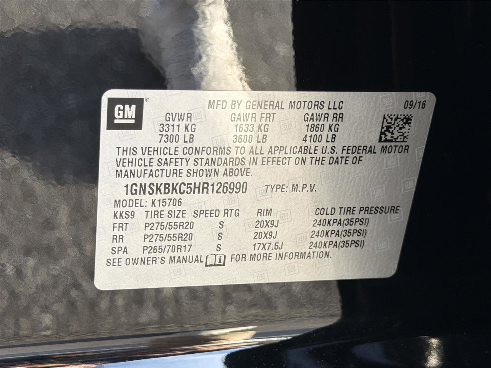 Used 2017 Chevrolet Tahoe LT w/ Luxury Package AWD/4WD image 33