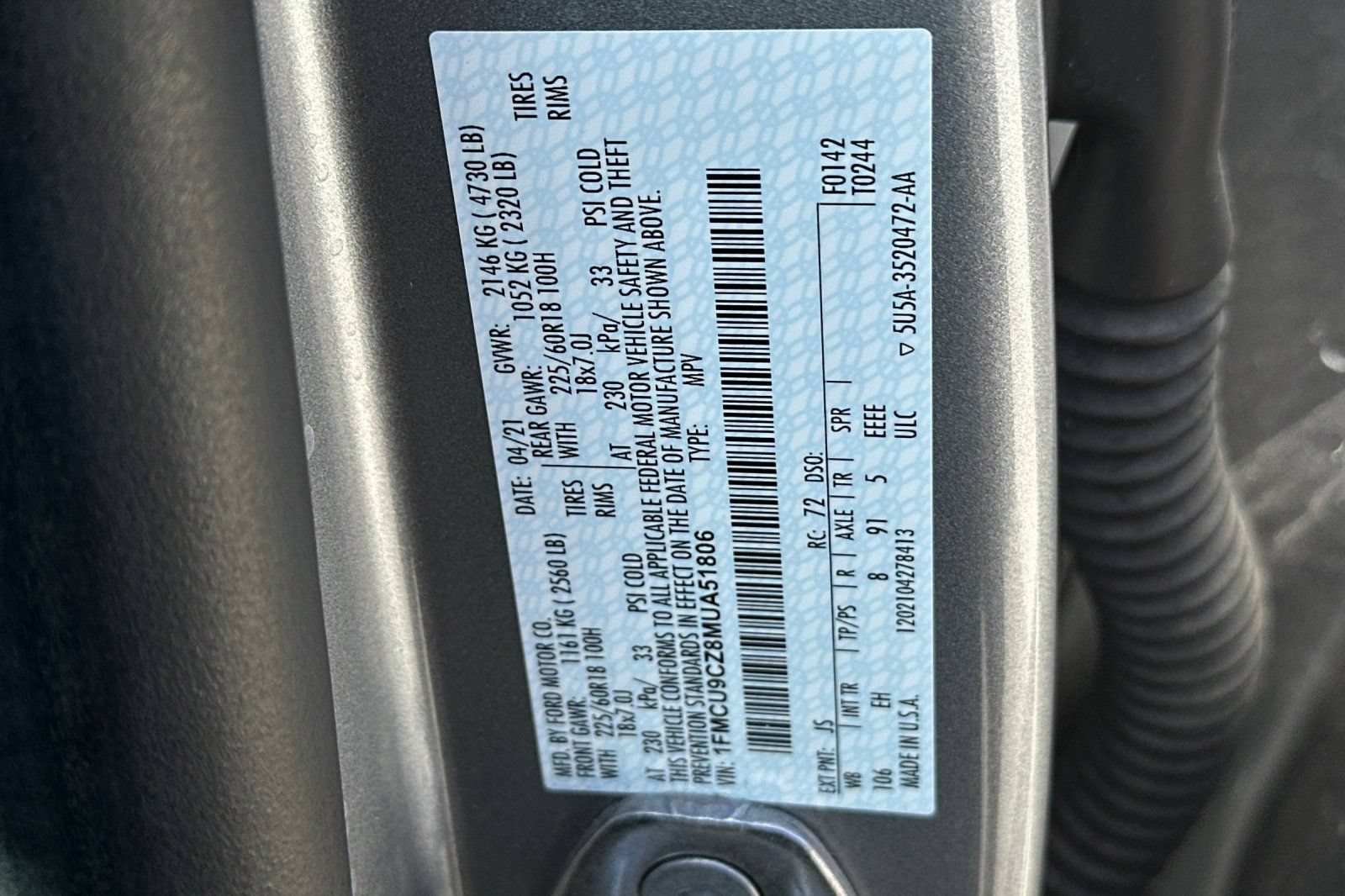 Used 2021 Ford Escape SEL AWD/4WD image 29