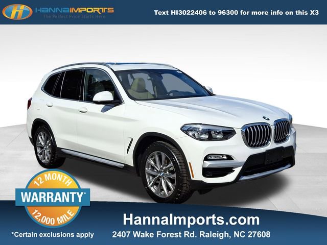 Used 2019 BMW X3 sDrive30i w/ Driving Assistance Package