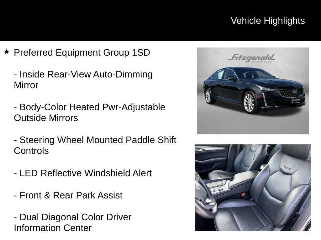 Used 2023 Cadillac CT5 Premium Luxury w/ Technology Package image 9