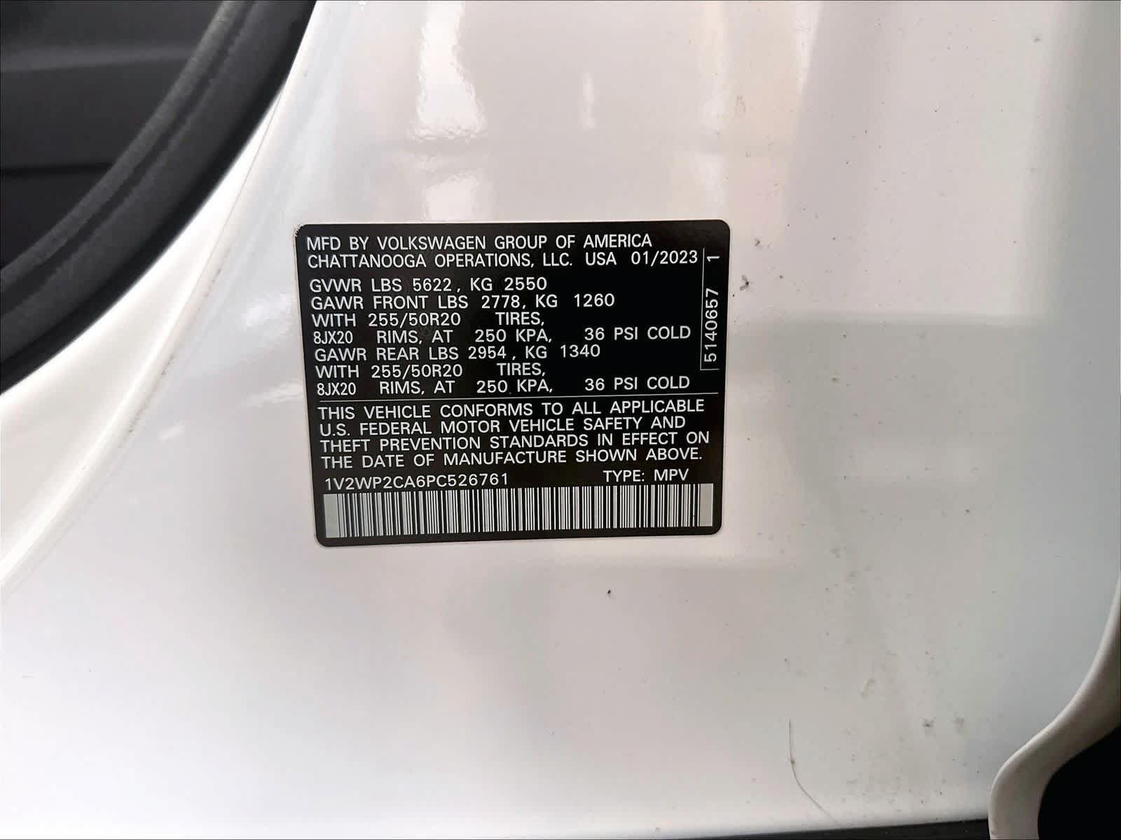 Used 2023 Volkswagen Atlas SE w/ Black Wheel Package FWD image 22