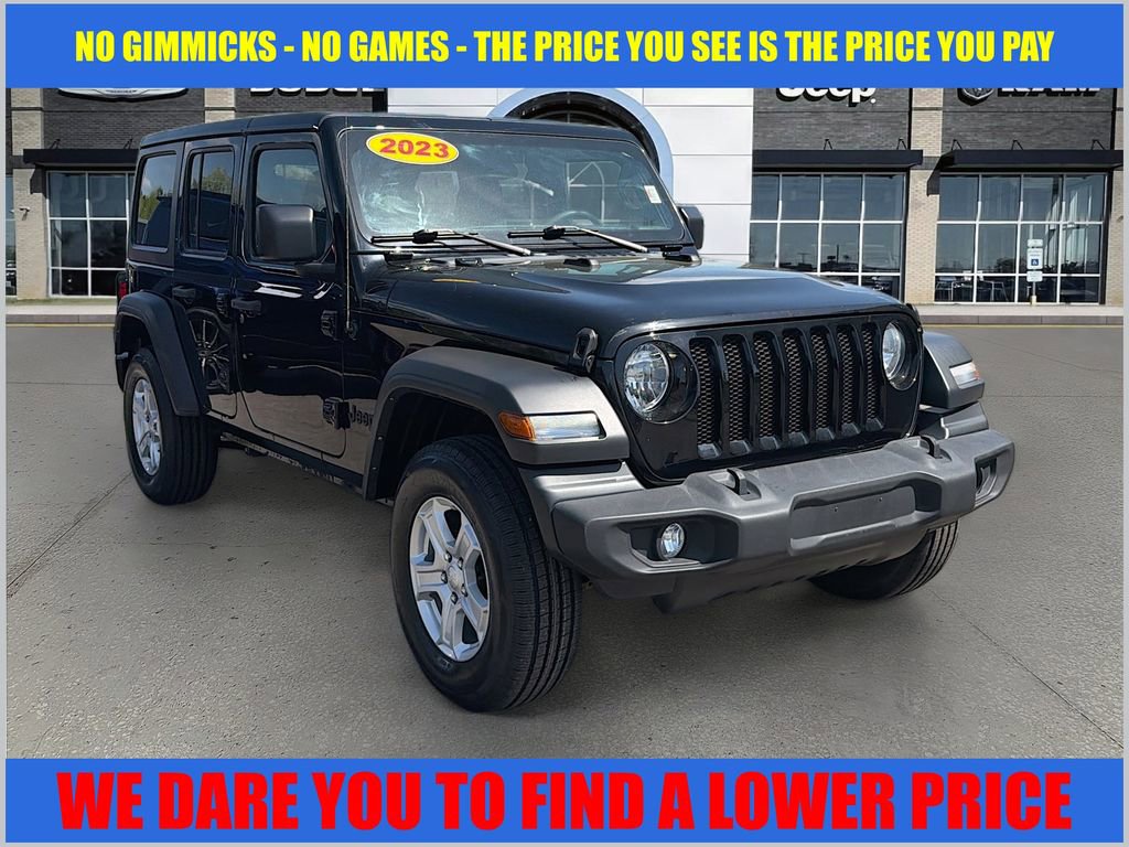Used 2023 Jeep Wrangler Sport S image 1
