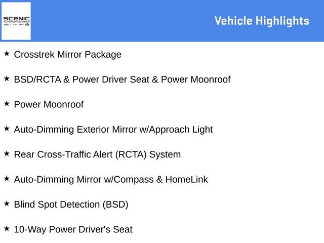 Certified 2025 Subaru Crosstrek 2.5i Sport w/ Crosstrek Mirror Package AWD/4WD image 6
