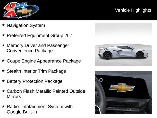 New 2026 Chevrolet Corvette Z06 RWD image 3
