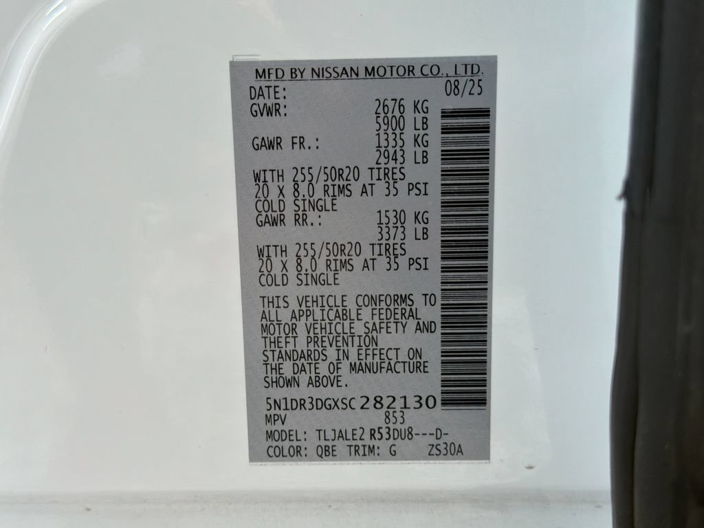 Used 2025 Nissan Pathfinder Platinum w/ Cargo Package FWD image 40