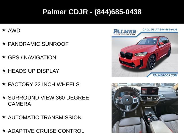 Used 2022 BMW X3 M w/ Executive Package AWD/4WD image 6