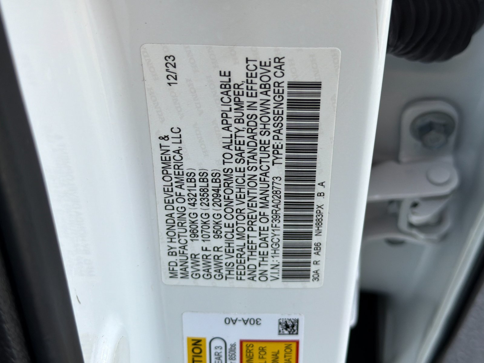 Used 2024 Honda Accord EX image 27