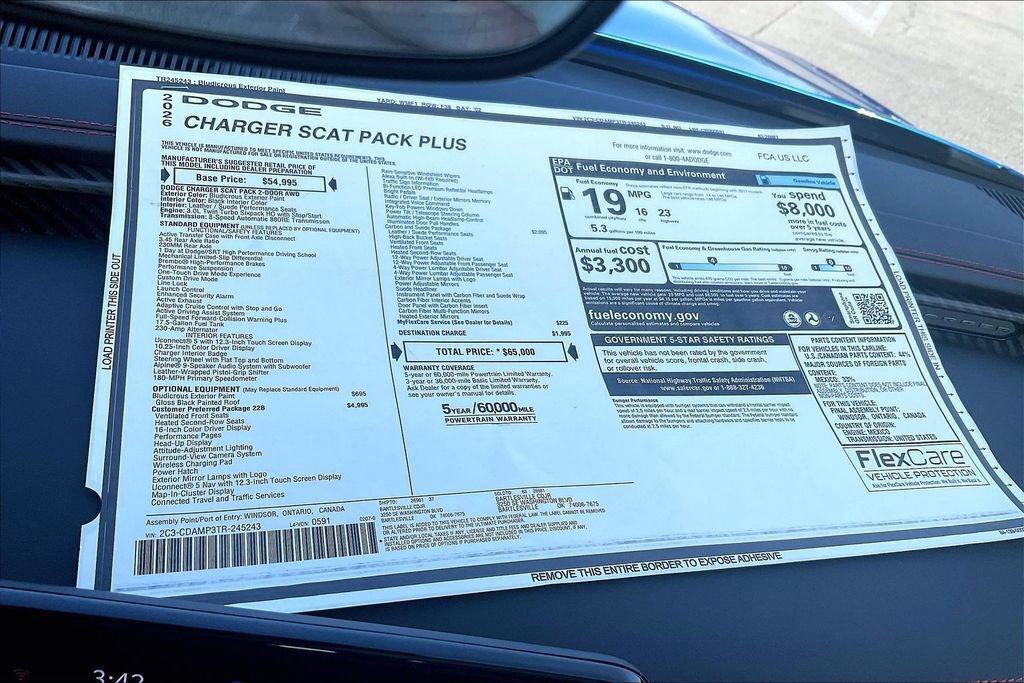 New 2026 Dodge Charger Scat Pack AWD/4WD image 14