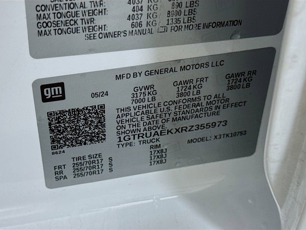 Used 2024 GMC Sierra 1500 Pro w/ Pro Value Package AWD/4WD image 30