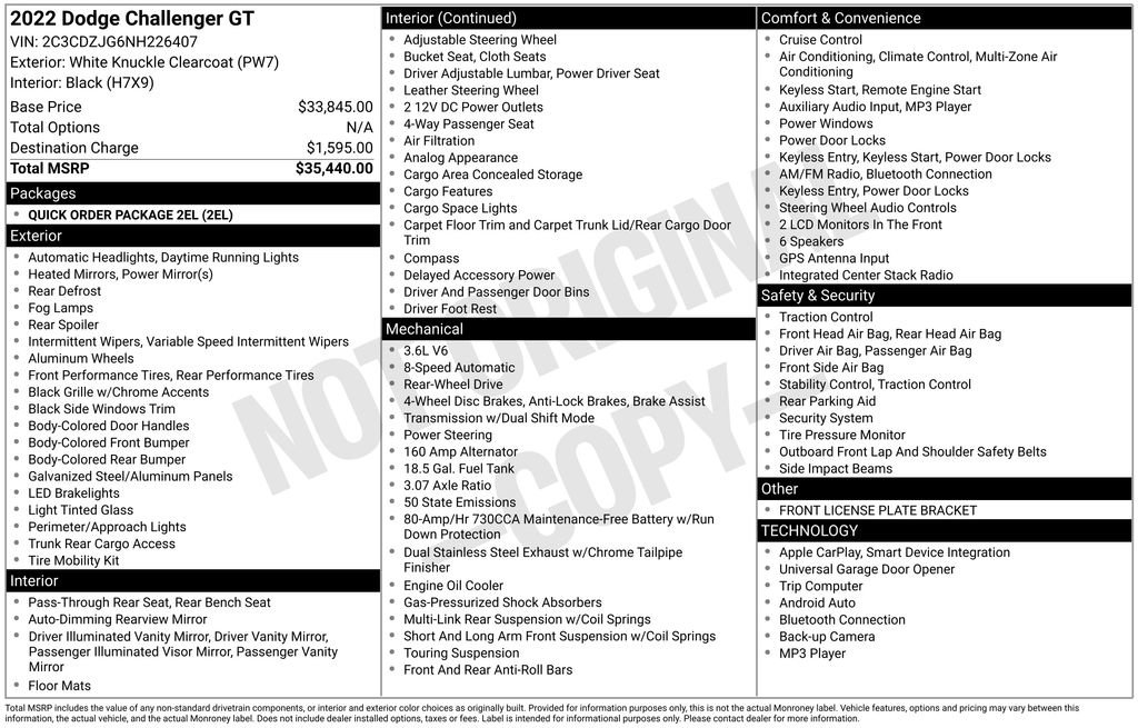 Used 2022 Dodge Challenger GT RWD image 37