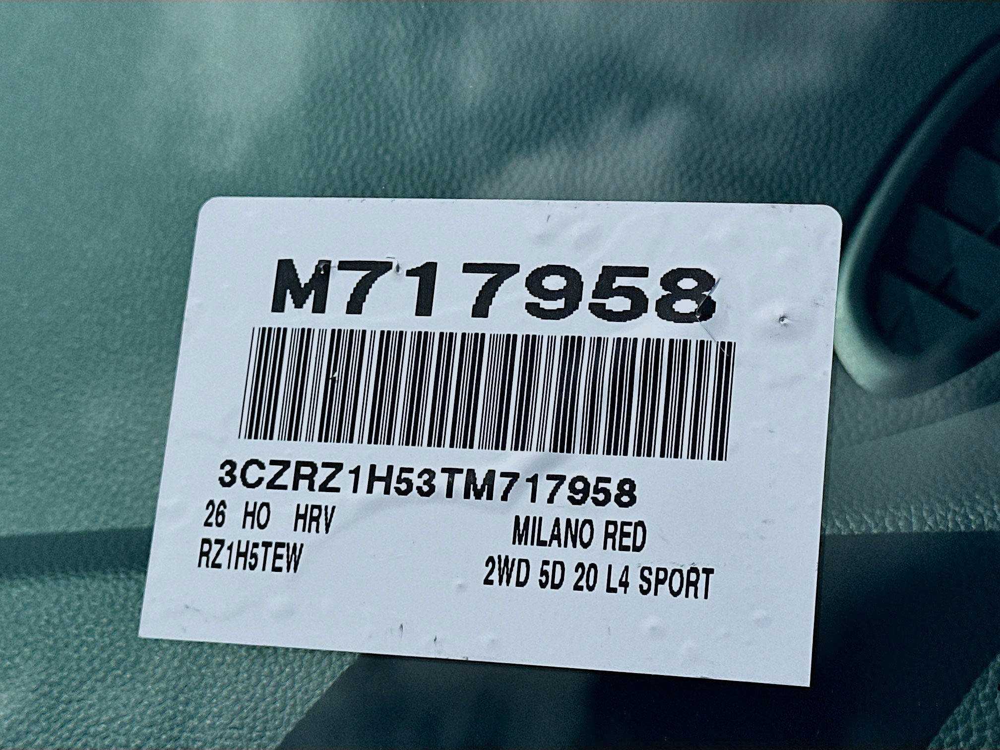 New 2026 Honda HR-V Sport image 24