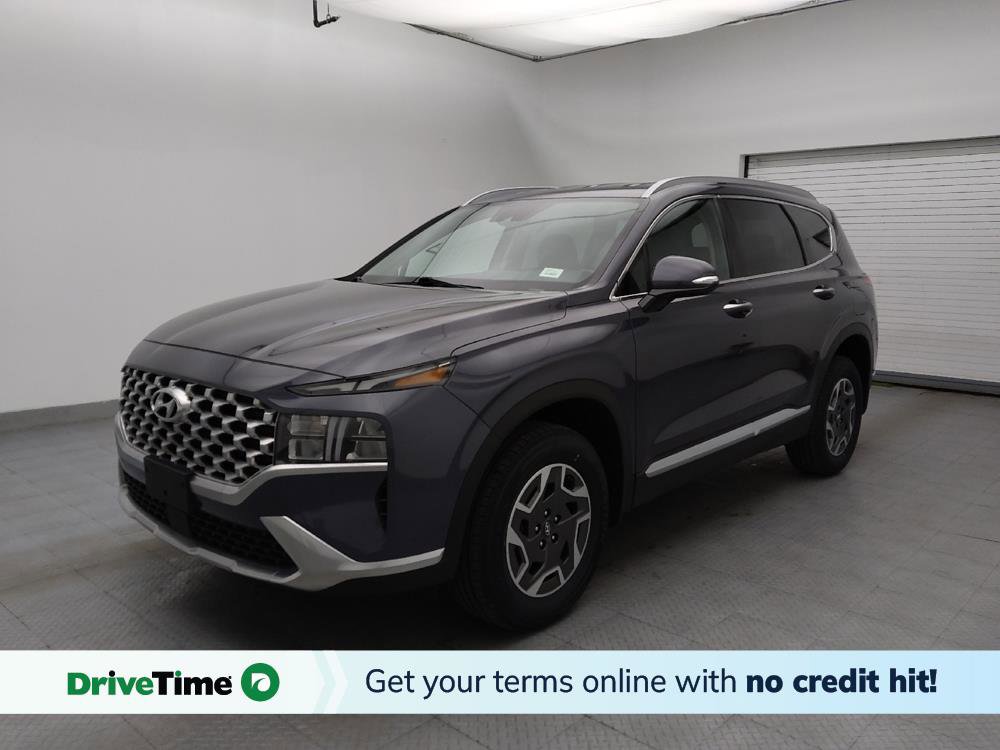 Used 2022 Hyundai Santa Fe Blue image 1