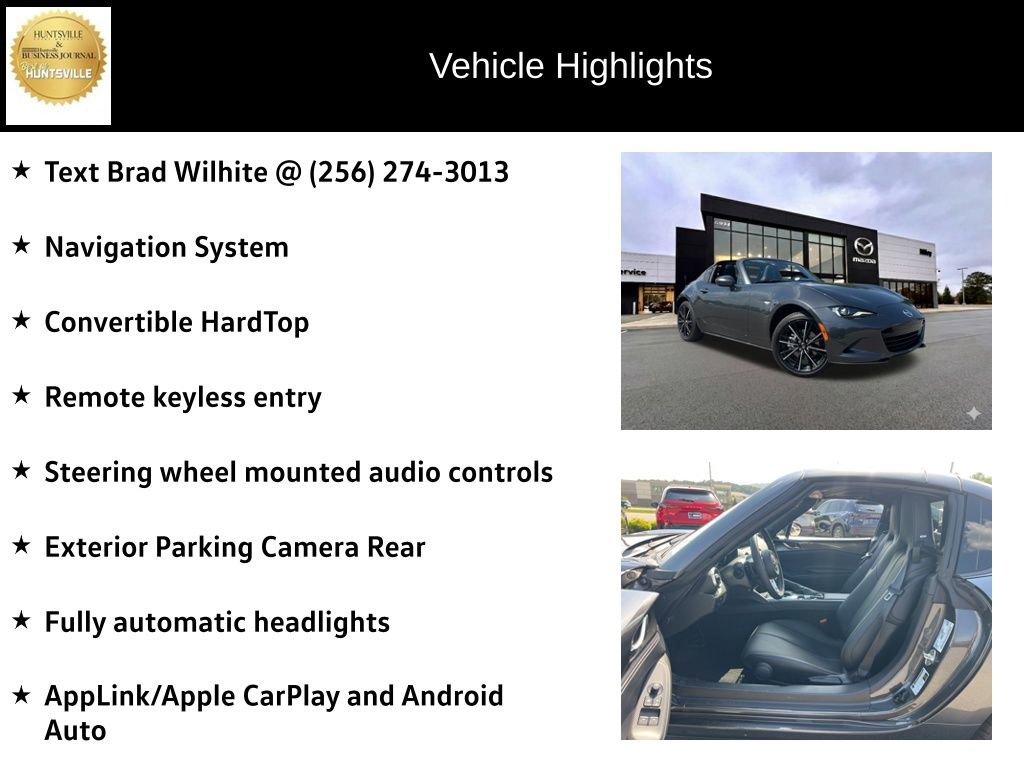 Certified 2026 MAZDA MX-5 Miata RF Grand Touring RWD image 6