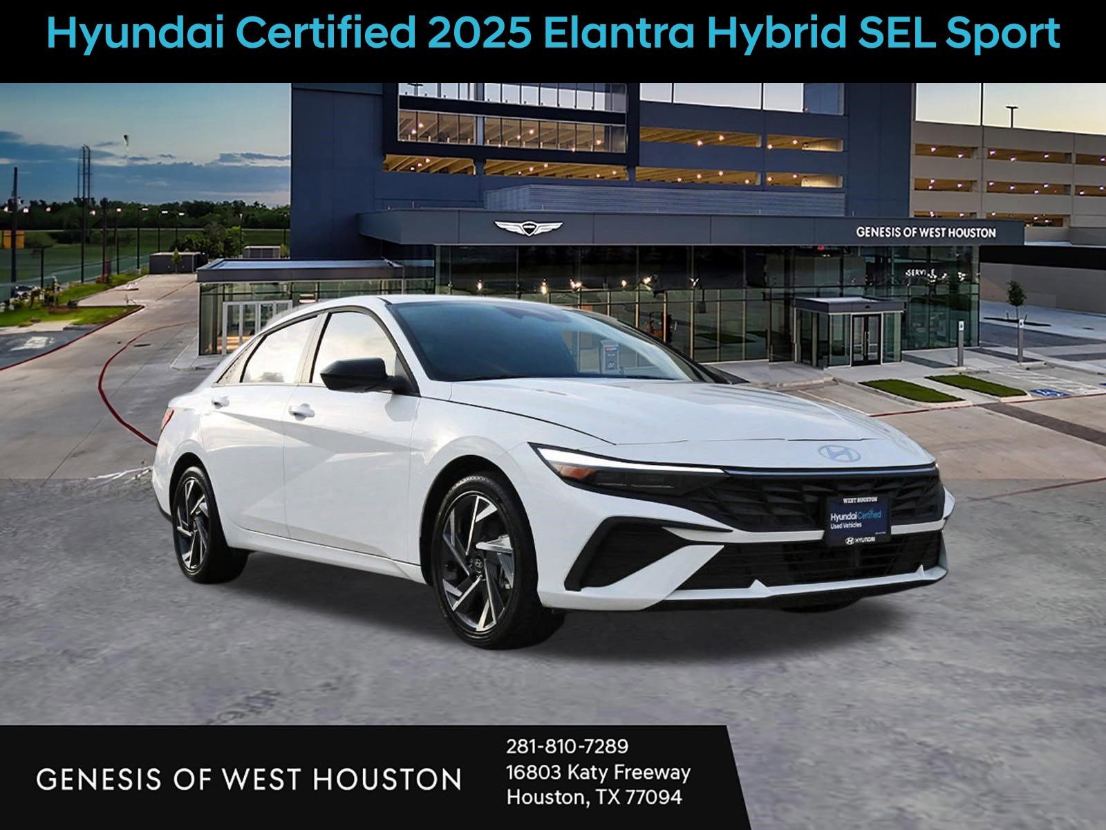 Certified 2025 Hyundai Elantra SEL