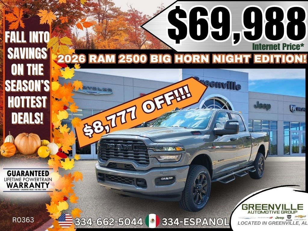 New 2026 RAM 2500 Big Horn