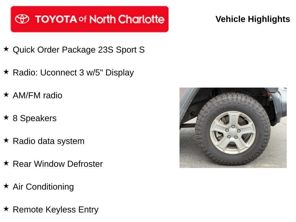 Used 2019 Jeep Wrangler Sport AWD/4WD image 5