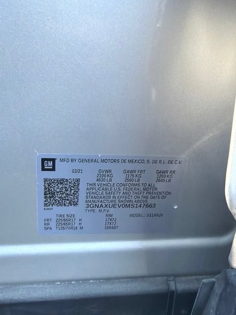 Used 2021 Chevrolet Equinox LT AWD/4WD image 4