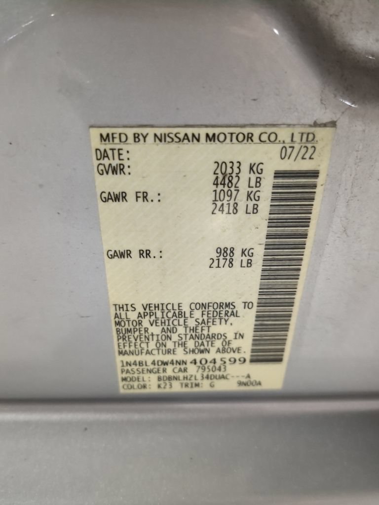 Used 2022 Nissan Altima 2.5 SV w/ SV Premium Package AWD/4WD image 16