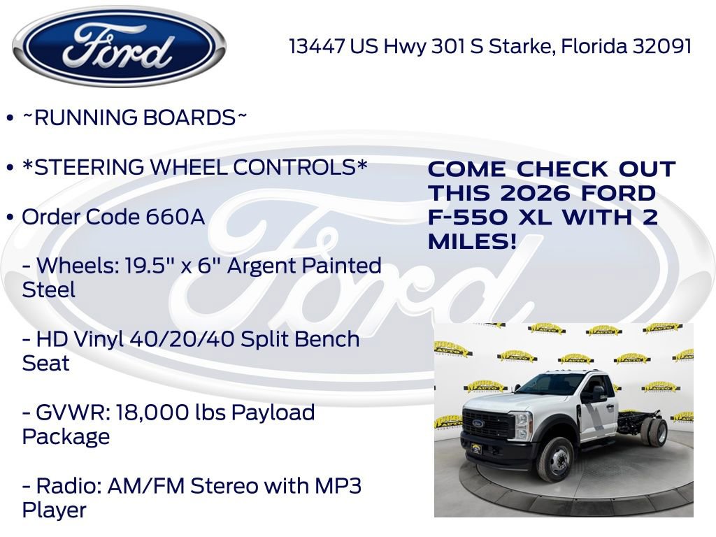 New 2026 Ford F550 4x4 Regular Cab Super Duty image 10