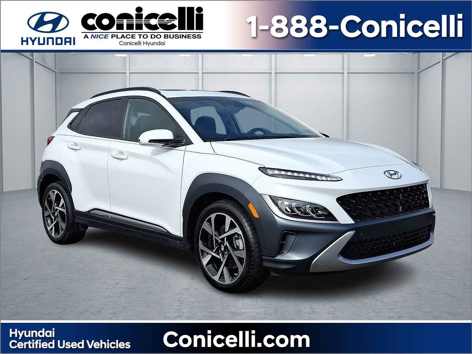 Certified 2023 Hyundai Kona Limited w/ Cargo Package