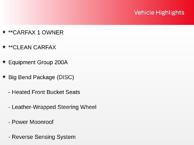 Used 2021 Ford Bronco Sport Big Bend w/ Big Bend Package AWD/4WD image 9