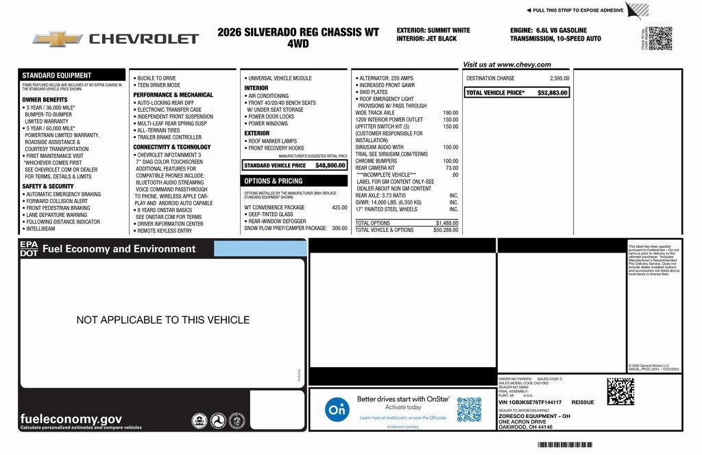 New 2026 Chevrolet Silverado 3500 W/T w/ WT Convenience Package image 4