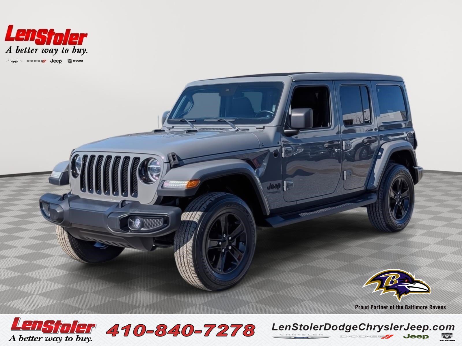 Used 2020 Jeep Wrangler Unlimited Sahara image 1