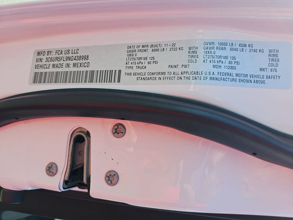 Used 2022 RAM 2500 Laramie w/ Snow Chief Group AWD/4WD image 34