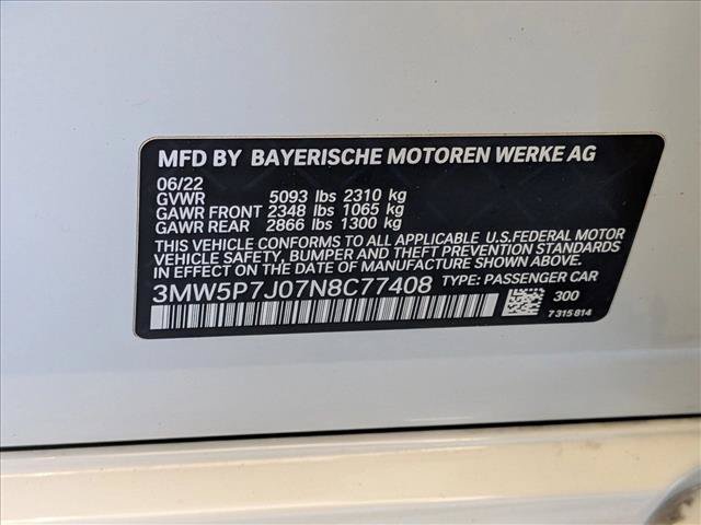 Used 2022 BMW 330e w/ Driving Assistance Package RWD image 26
