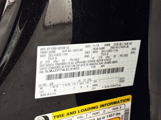 Used 2020 Lincoln Navigator L Black Label w/ Cargo Convenience Package image 43